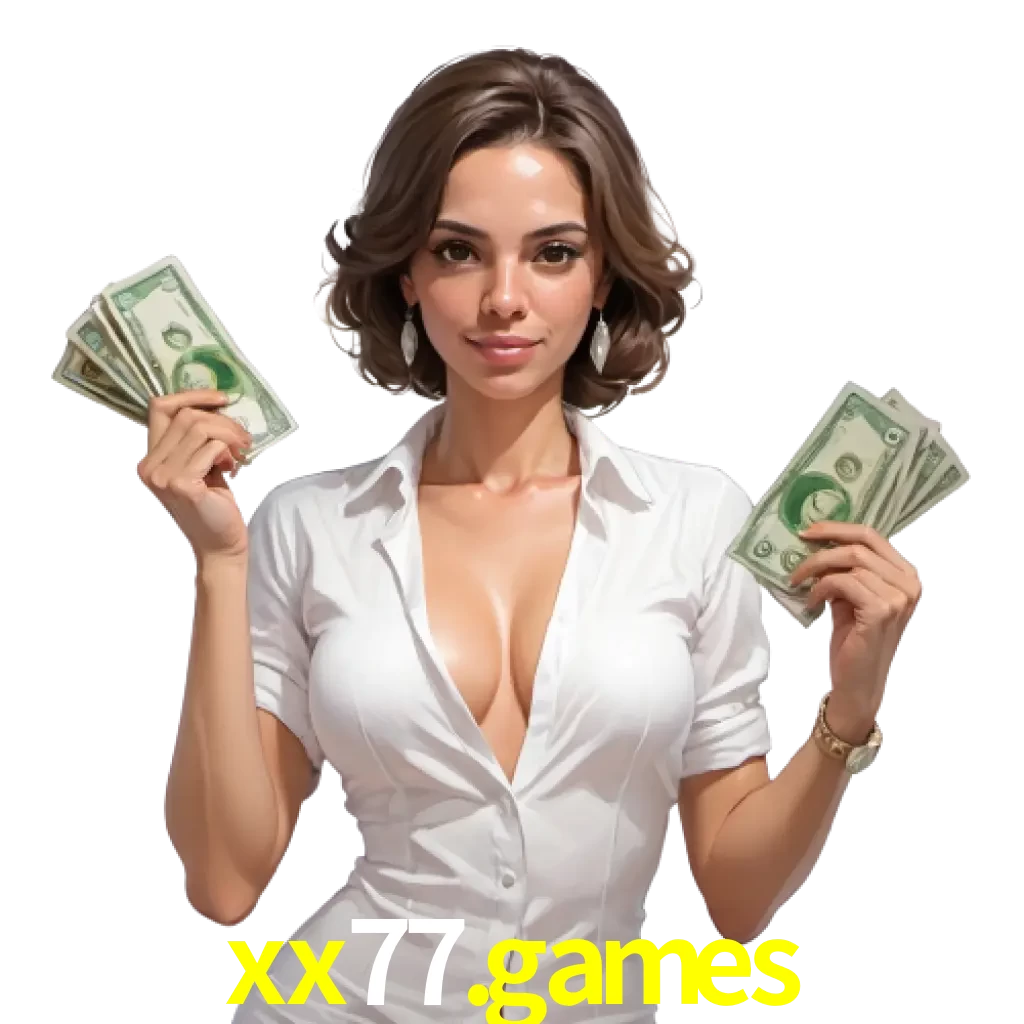 woman with money playing in xx77.games bet casino